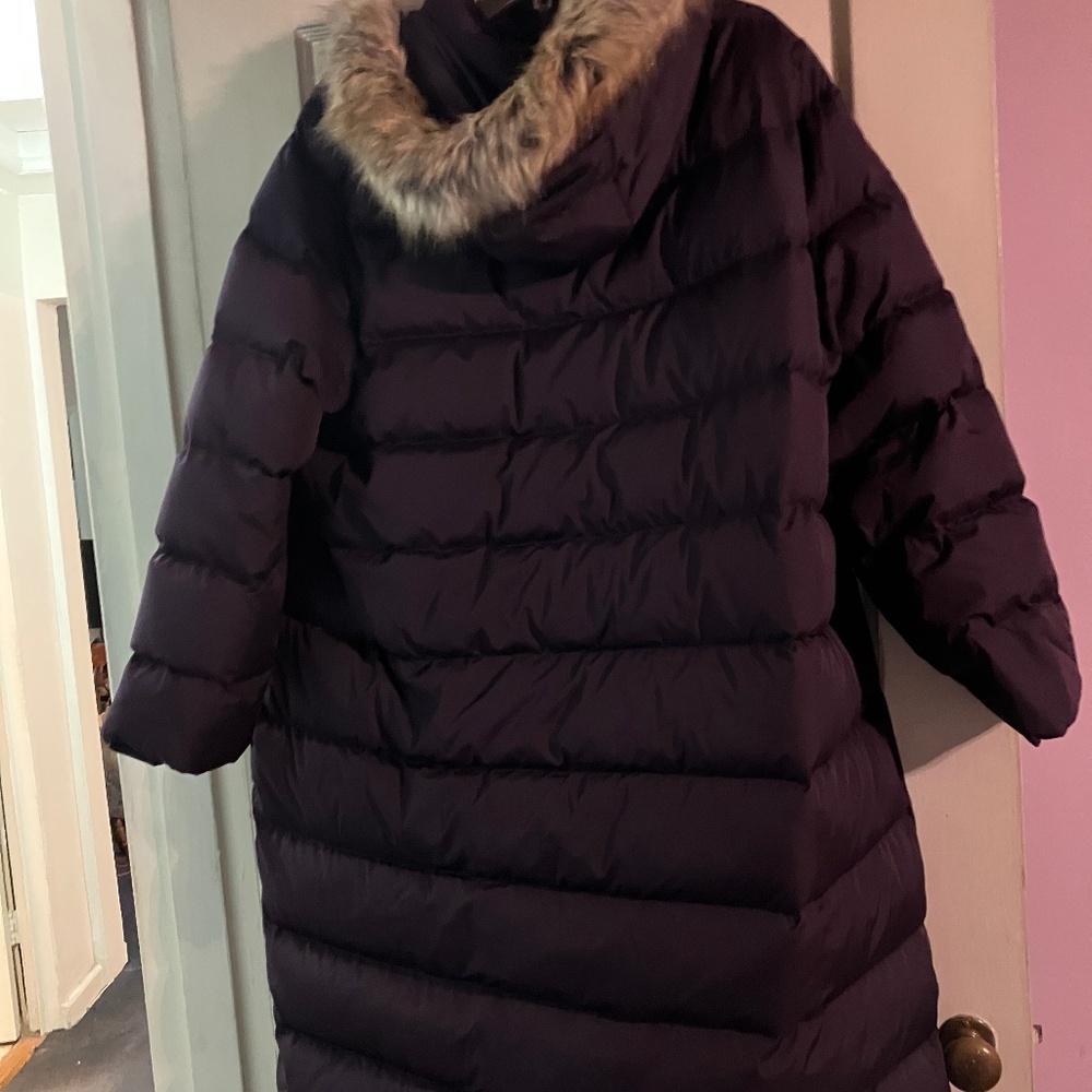 Women’s Land’s End long down coat with hood